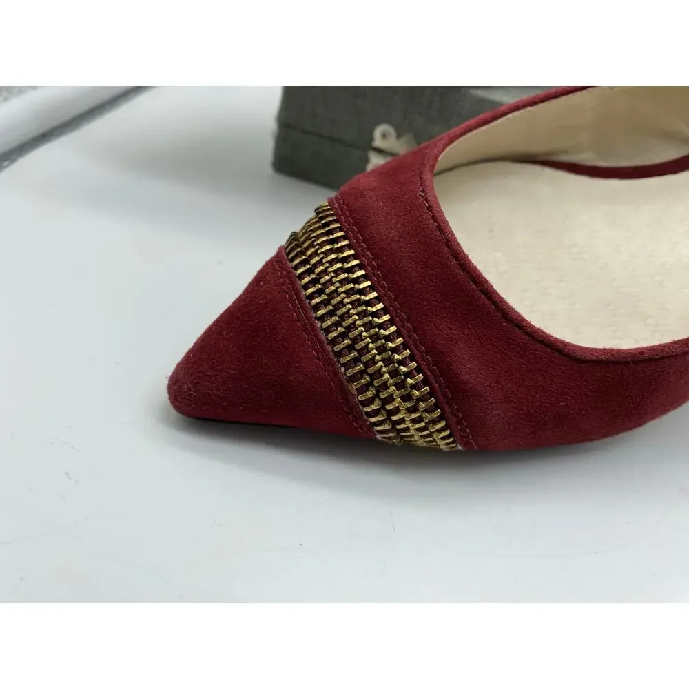 Michael Kors Women's Haya‎ Flat Cinnabar Size 6.5